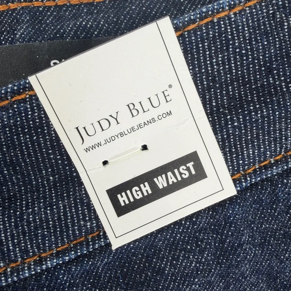 Judy Blue High Waist Skinny Jeans Dark Wash Indigo Womens 7/28 NWT